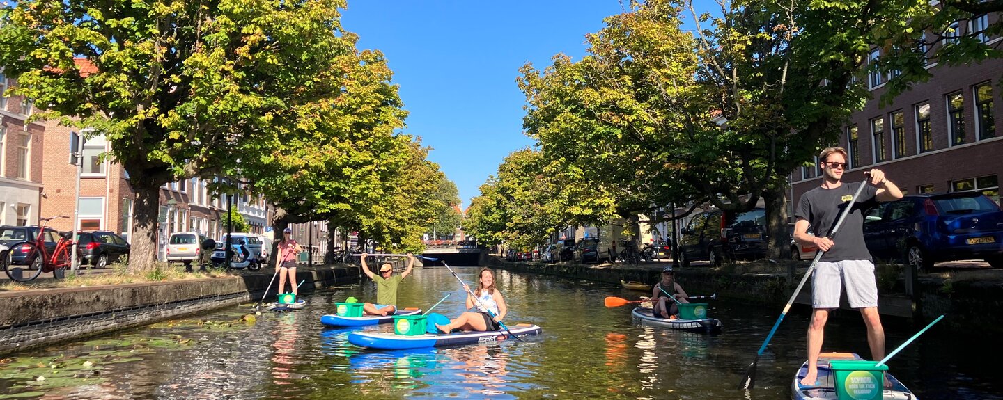 SUP'pen voor een afvalvrij Den Haag